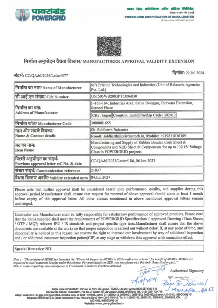 PGCIL 132 KV Approval