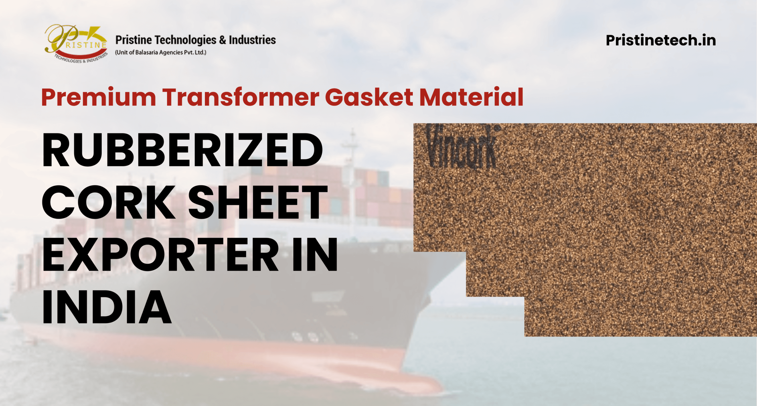 rubberized cork sheet