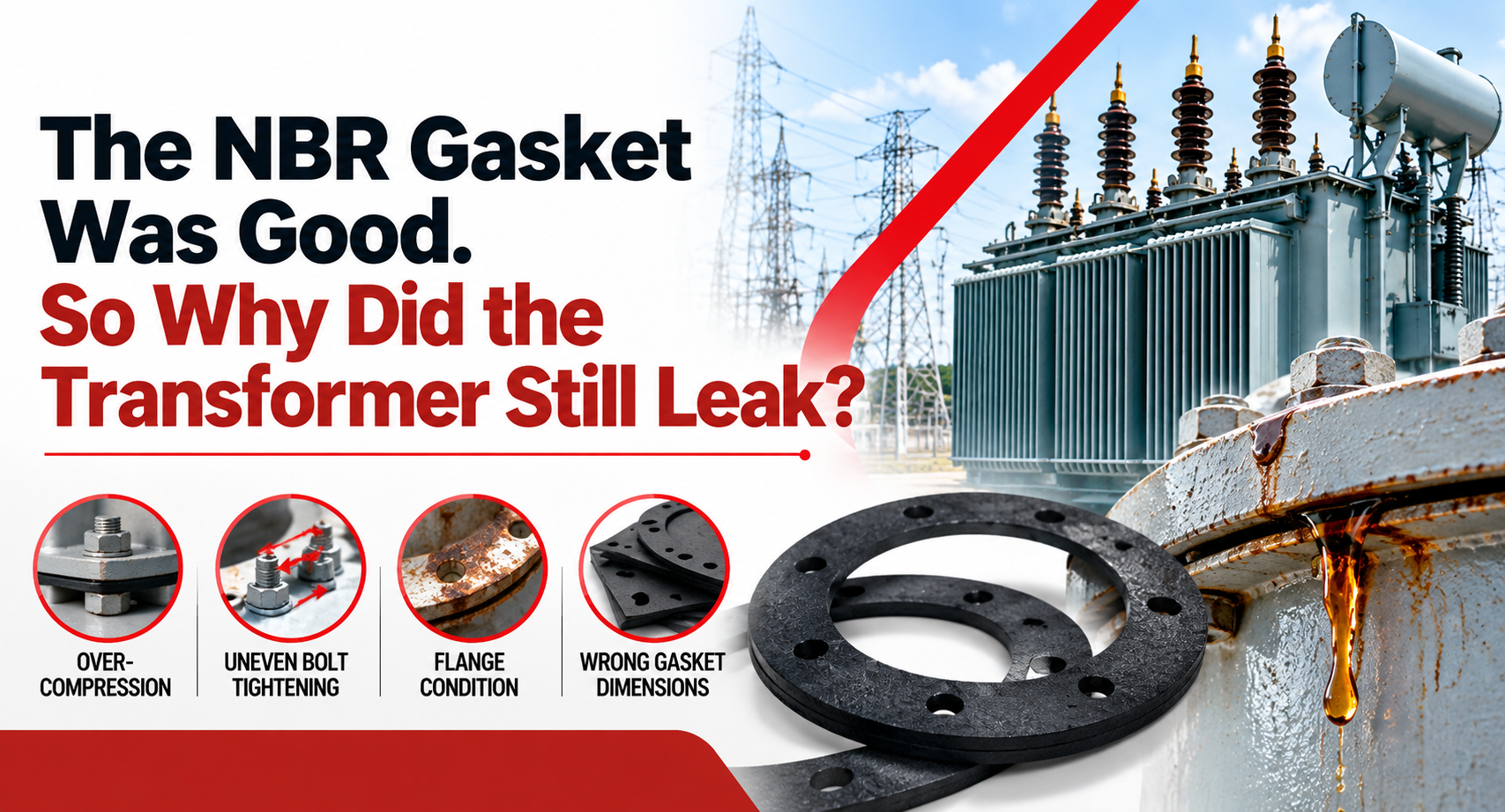 NBR Gasket leaked